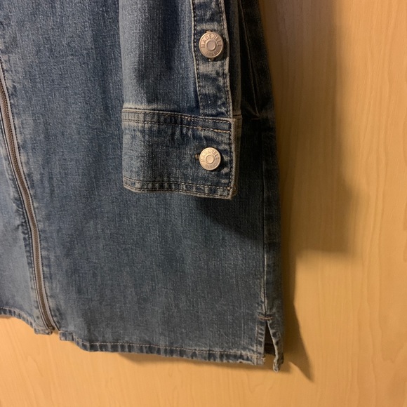 Madewell Denim Zip-Front Dress - Picture 8 of 10